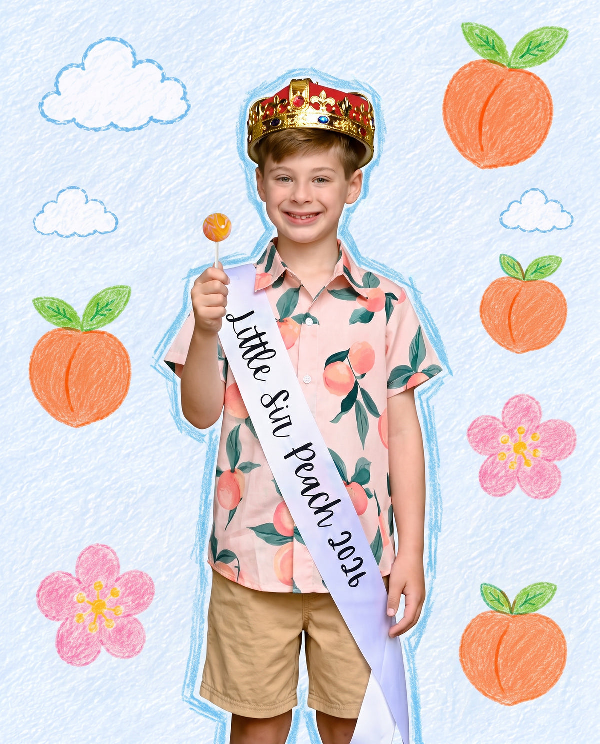 Gourmet Lollipop - Peachy Fizz