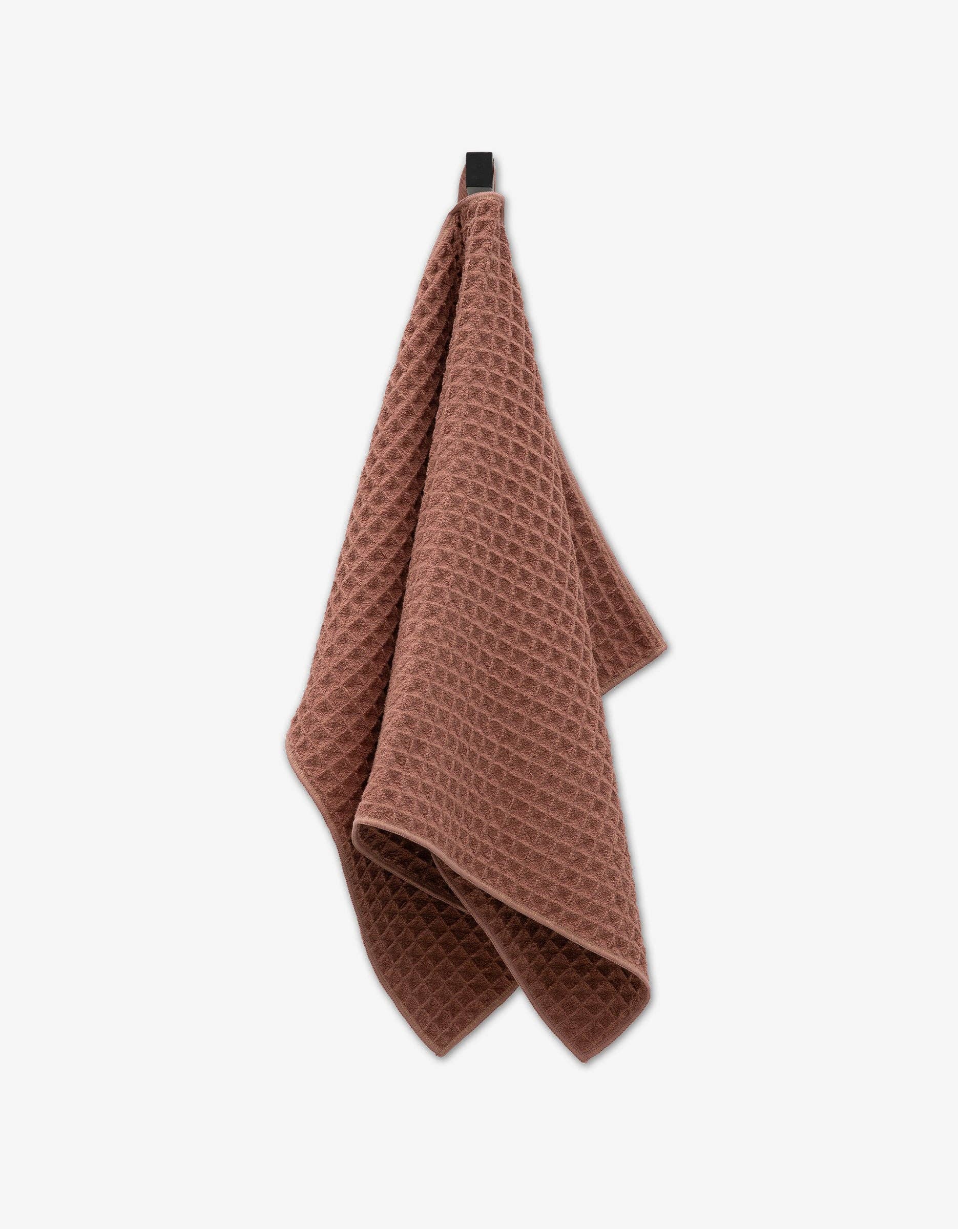 Hand Towel - Dusty Rose Waffle Hand Towel