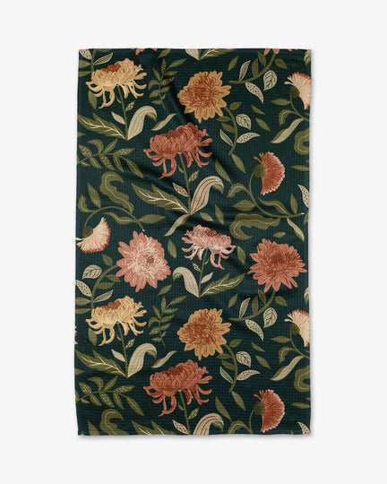 Tea Towel - Chrysanthemums In November