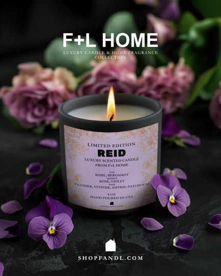 Preorder | Limited Edition Reid 8oz Soy Luxury Candle from F+L Home